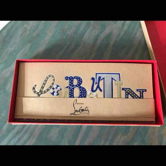Authentic Christian Louboutin Greeting Note Card Collectors Set (8) - Picture 5 of 12